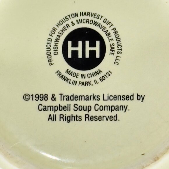 Set Of 2 Campbells Houston Harvest Ceramic Kids Mugs Vintage 1998 - Picture 9 of 11